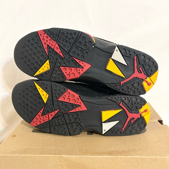 Jordan 7 Retro Citrus size 9.5 CU9307-081 2022 PRE-OWNED - Picture 7 of 10